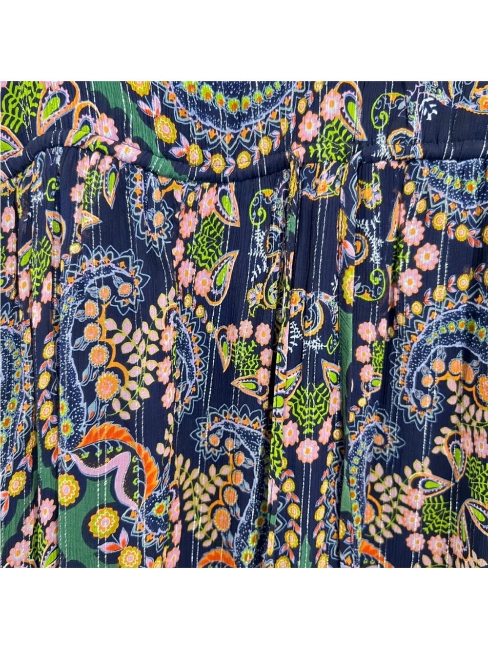 By Anthropologie Boho Paisley size 14 dress - Picture 5 of 8